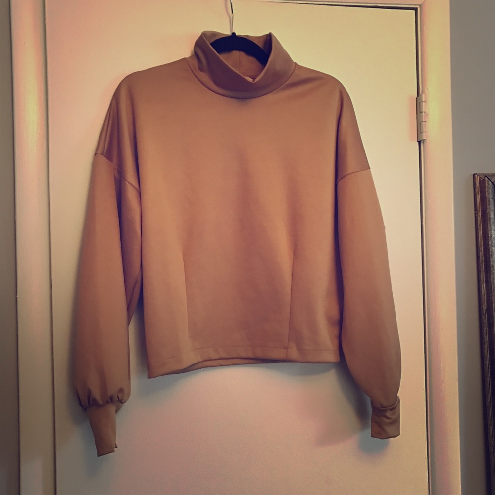 Tan Turtleneck H&M Top, Size 4